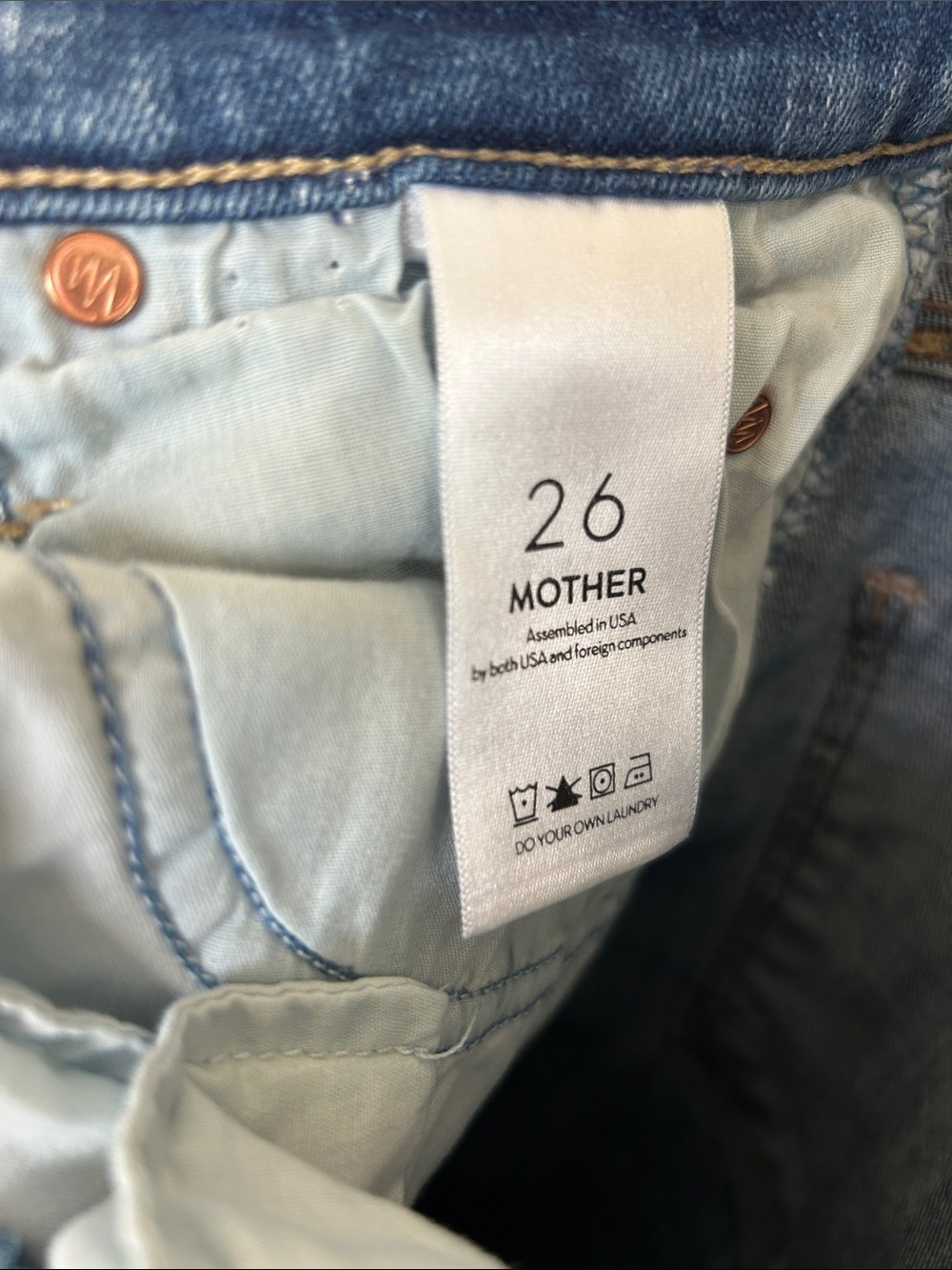 MOTHER The Rascal Ankle Fray Jeans - Picture 8 of 8